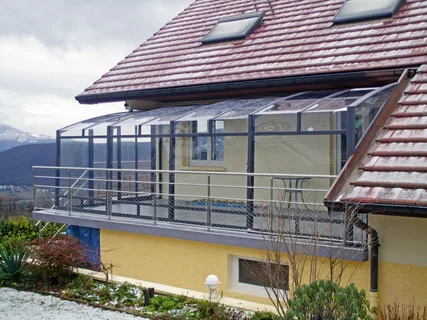 Retractable Glass and Aluminum Balcony Enclosures